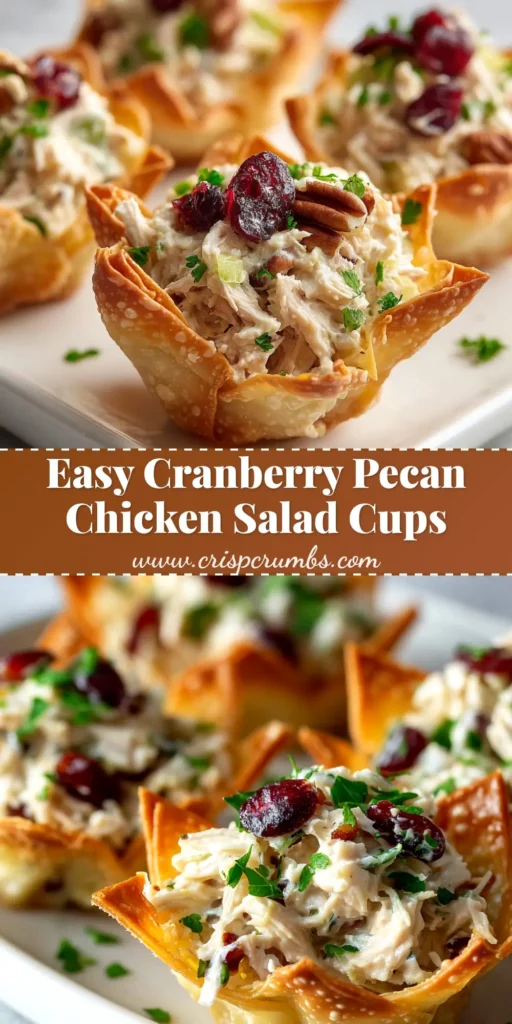 Chicken Salad Wonton Cups (The Perfect 30-Minute Appetizer) 4 An overhead shot of delicious Chicken Salad Wonton Cups arranged on a platter, ready for a party. The perfect easy appetizer recipe.