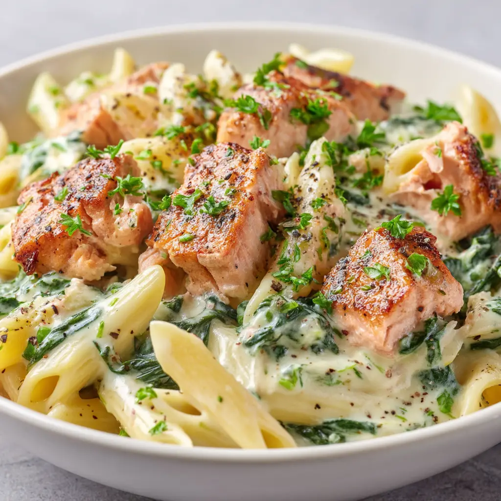 Creamy Salmon Spinach Pasta: A Foolproof 30-Minute Meal
