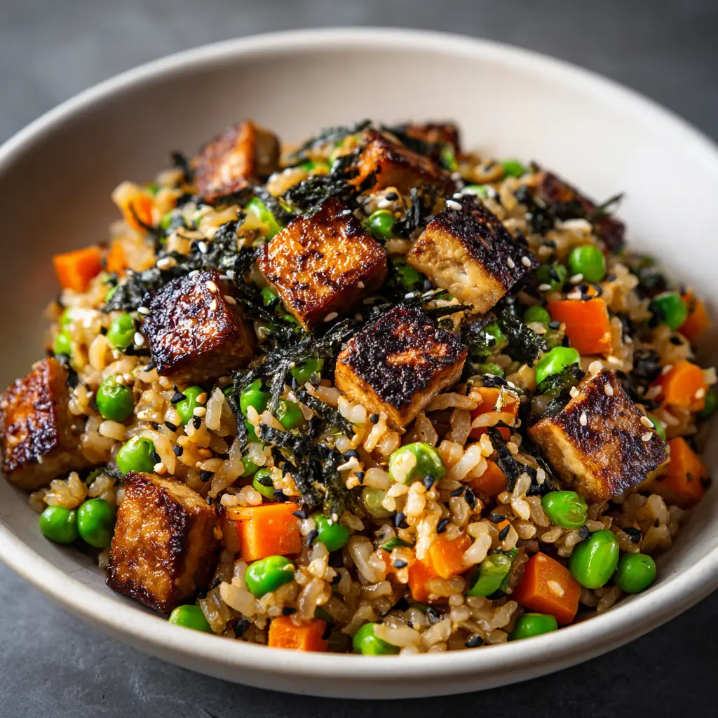 Vegan Miso Butter Fried Rice (Quick & Easy Recipe)