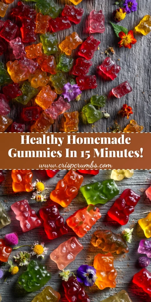 Homemade Gummies Recipe (Easy, Fun & Delicious!) 4 A close-up shot of colorful, homemade fruit gummies made with the best homemade gummies recipe, arranged neatly on a white surface.