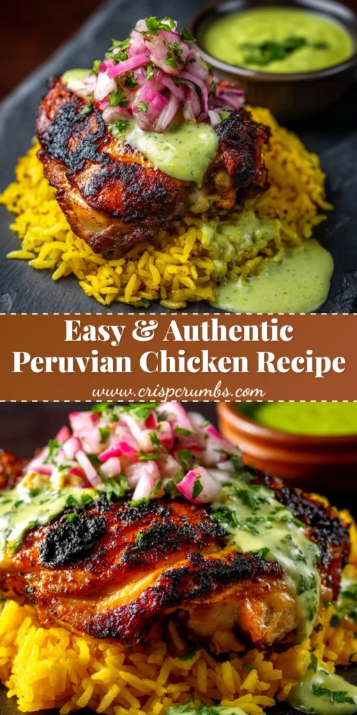 Peruvian Chicken and Rice: An Authentic One-Pot Meal 3 A vibrant one-pot Peruvian chicken and rice dish, also known as Arroz con Pollo Peruano, served in a cast-iron pan with fresh cilantro.