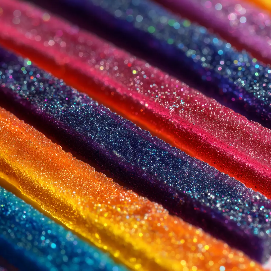 Tequila Gummy Wands Recipe (That Actually Works!) 1 A collection of freshly de-molded boozy gummy wands, illustrating the final step of the recipe before serving.
