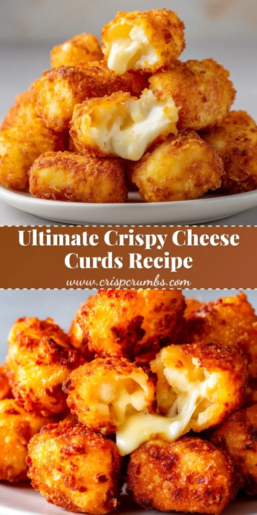 Crispy Cheese Curds Recipe for the Perfect Game Day Snack 3 A close-up of golden brown cheese curds made with the Crispy Cheese Curds Recipe, piled high in a bowl with a side of dipping sauce.