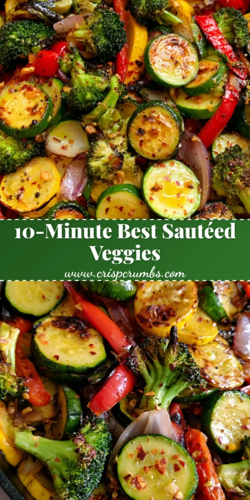 Sautéed Vegetables Recipe: The Ultimate Cast Iron Medley 3 A top-down view of a black cast iron skillet filled with a vibrant Sautéed Vegetables Recipe featuring charred zucchini and blistered peppers.